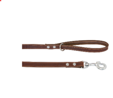 Leiband vet leder bruin 25mm x 100cm