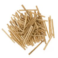 Bones! gedraaide sticks 12.5 cm 100st