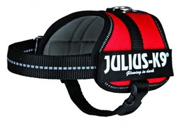 Julius-k9 power harnas baby Rood XS-S/33-45CM