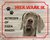 Bord Hier waak ik Weimaraner