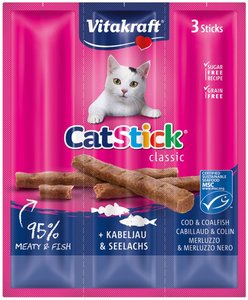 Cat Stick® met kabeljauw en koolvis