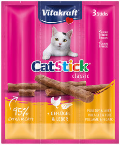 Cat Stick® classic met gevogelte en lever
