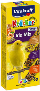 Kräcker® Trio-Mix kanarie ei/abrikoos/honing