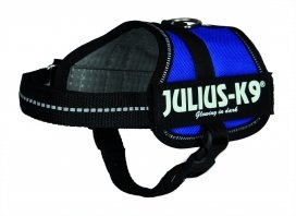 Julius-k9 power harnas baby blauw XS-S/33-45CM 
